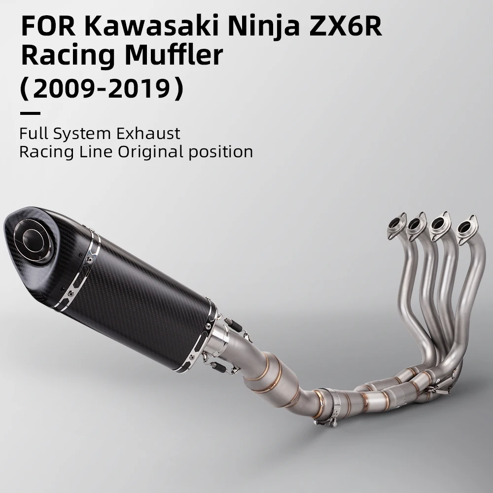 For kawasaki ninja ZX6R Full Motorcycle Exhaust System Escape Slip On Front Tube Link Pipe Connect Original(2009-2019)
For kawasaki ninja ZX6R Full Motorcycle Exhaust System Escape Slip On Front Tube Link Pipe Connect Original(2009-2019)