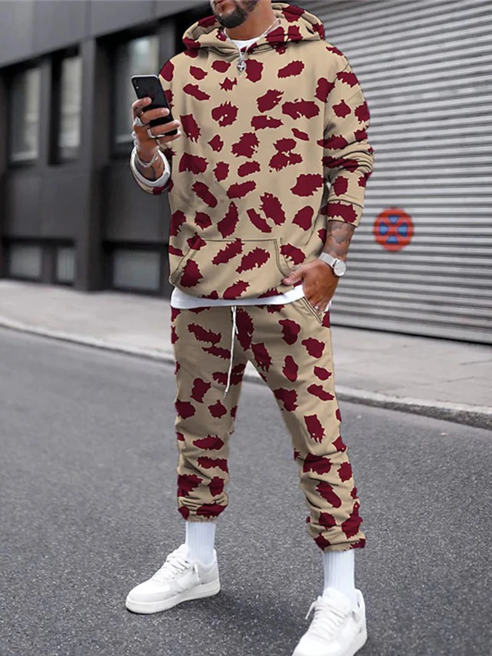 Autumn Hoodie Set For Men 3D Broken Flower Pattern Streetwear 2 Piece Pullovers Tracksuit Long Sleeve Jogging Plus Size Suit
Autumn Hoodie Set For Men 3D Broken Flower Pattern Streetwear 2 Piece Pullovers Tracksuit Long Sleeve Jogging Plus Size Suit