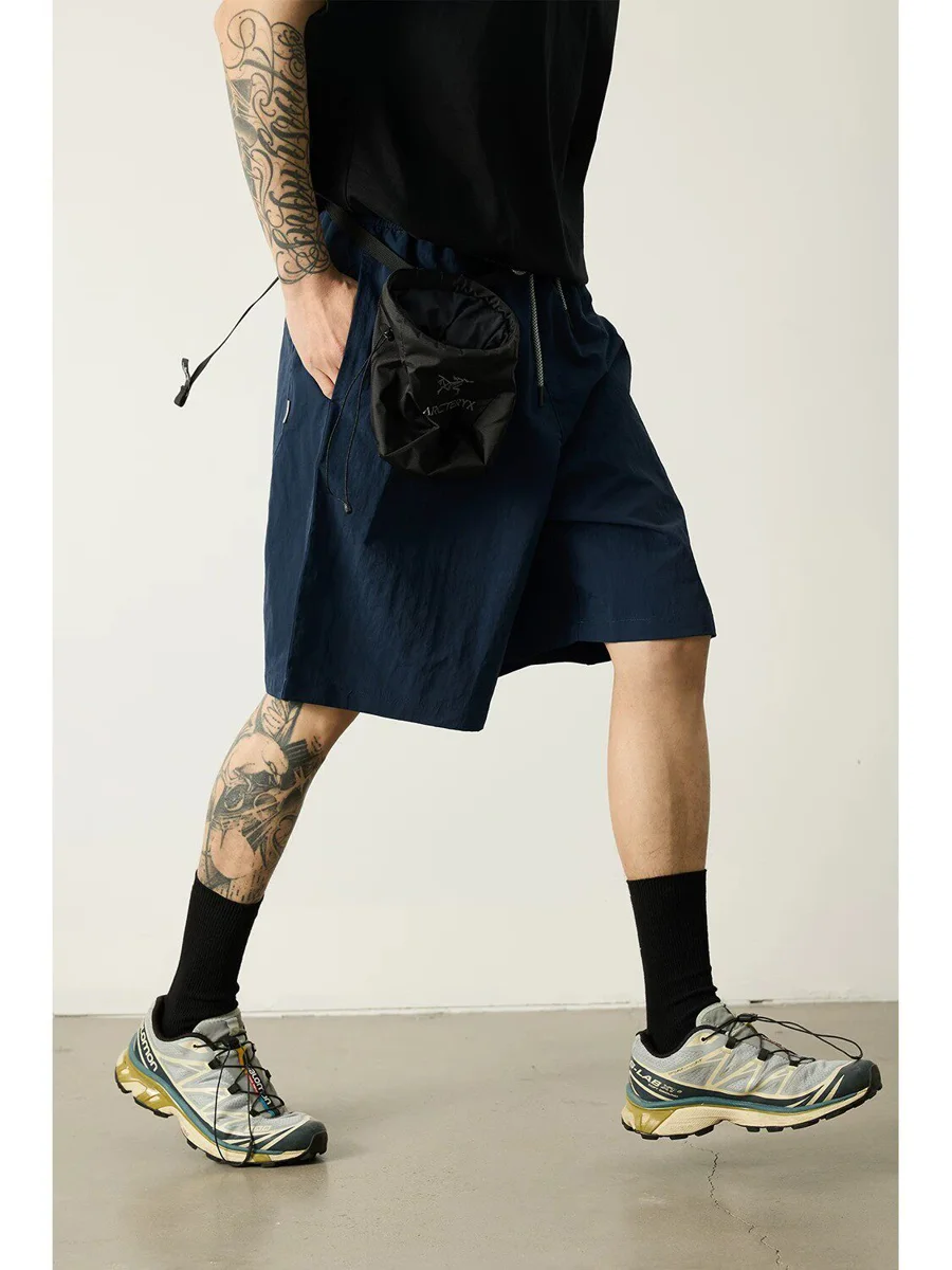 Quick Dry Lightweight Breathable Summer Sports Casual Shorts Men's American Simple Loose Straight Tube Beach Five-Quarter Pants
Quick Dry Lightweight Breathable Summer Sports Casual Shorts Men's American Simple Loose Straight Tube Beach Five-Quarter Pants