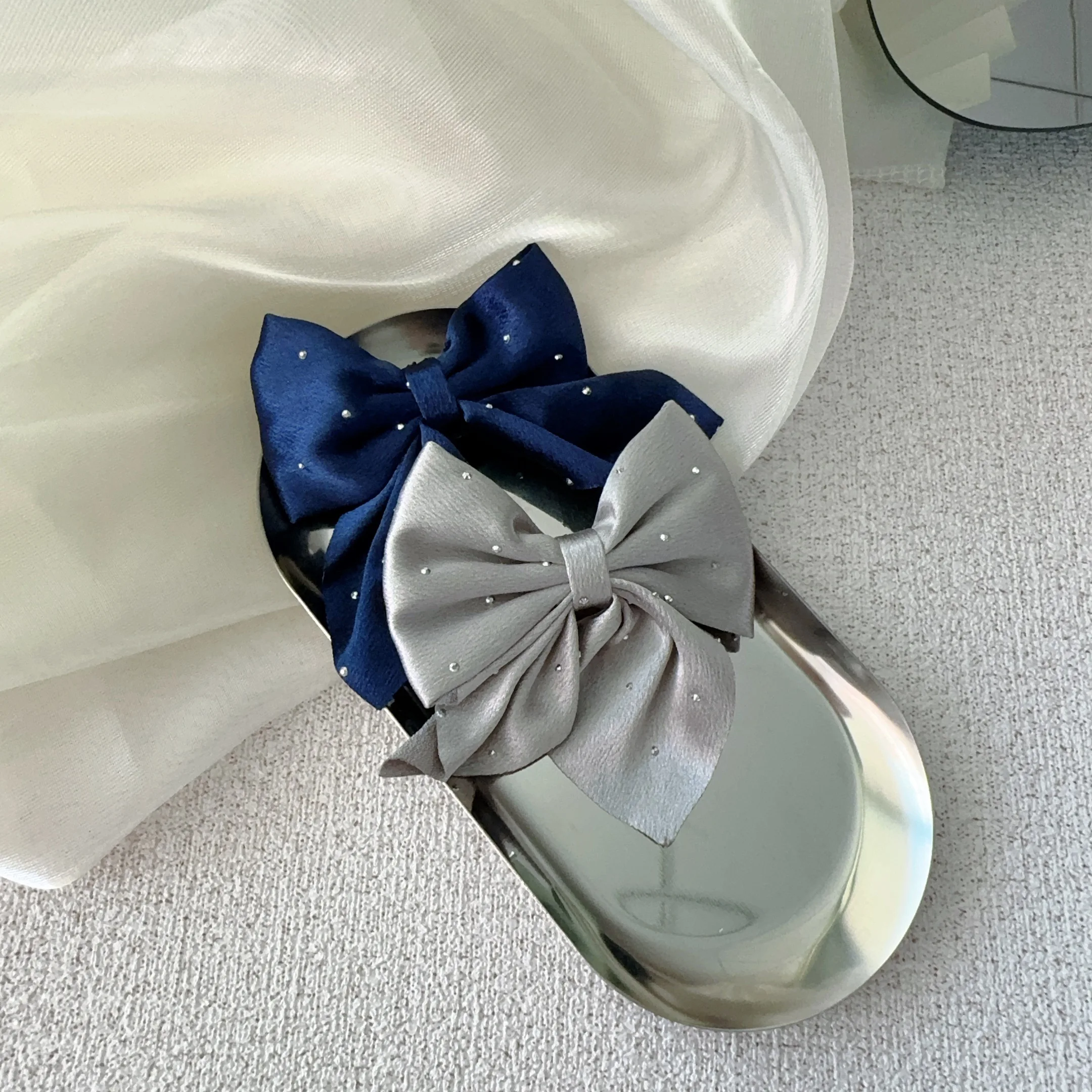 2Pcs/set Bowknot Starry Dots Hair Accessories Chiffon Ribbon Solid Hairpin Barrette Bow Back Head Hair Clip Headwear Girls Gift
2Pcs/set Bowknot Starry Dots Hair Accessories Chiffon Ribbon Solid Hairpin Barrette Bow Back Head Hair Clip Headwear Girls Gift