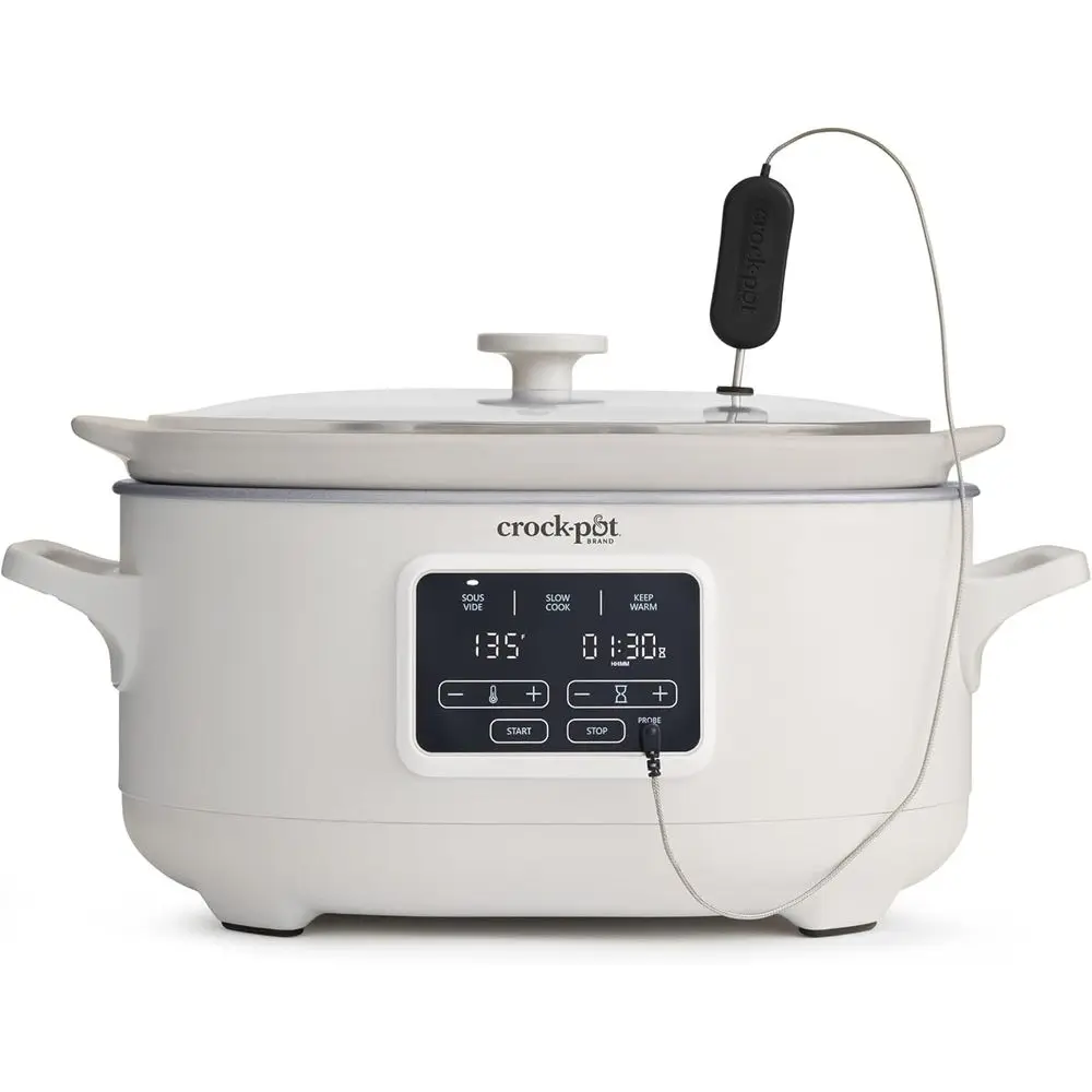 Progmable 6-Quart Slow Cooker with Sous Vide, Oat Milk
Progmable 6-Quart Slow Cooker with Sous Vide, Oat Milk