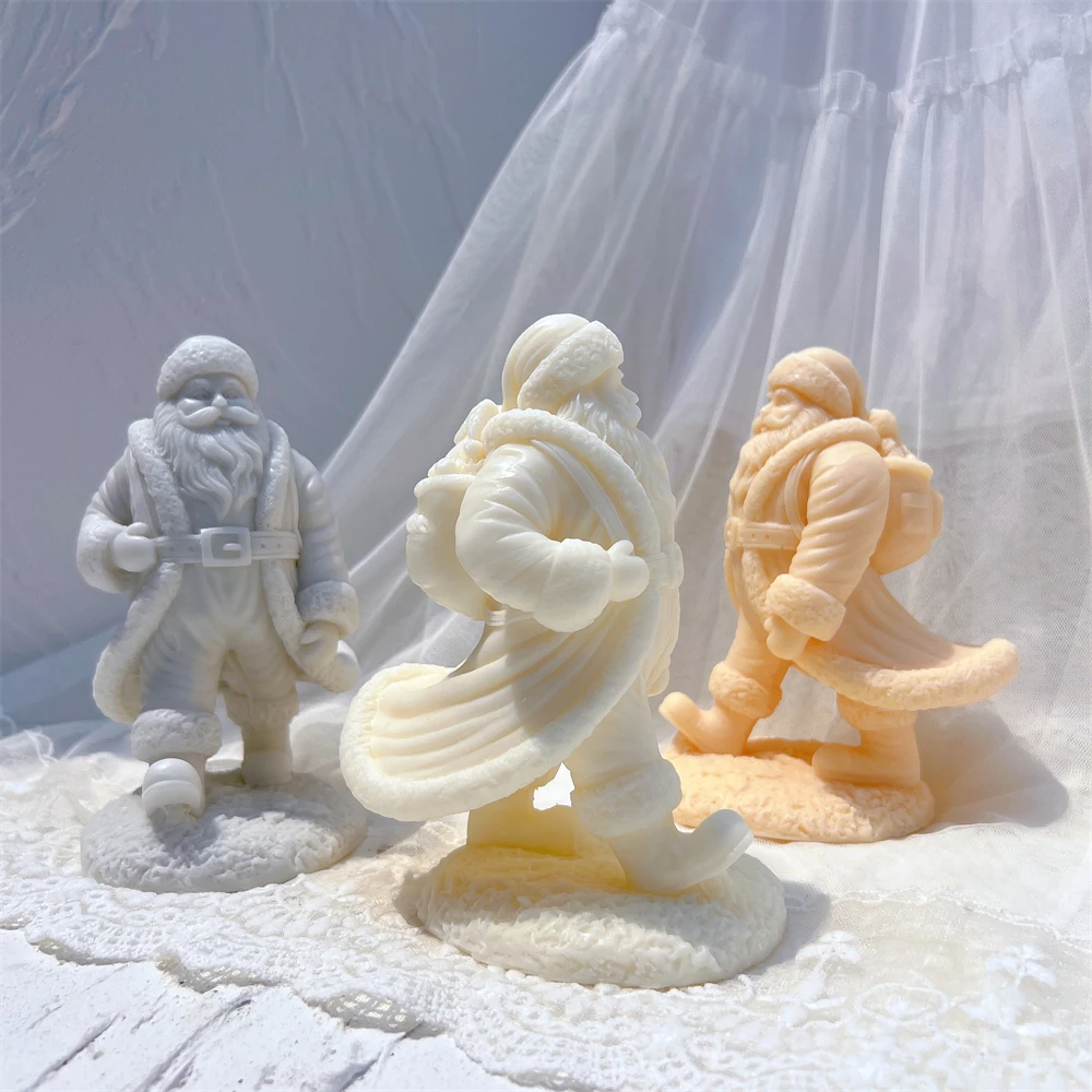 Father Christmas Silicone Mold Walking Santa Claus Kriss Kringle DIY Form For Christmas Candle Making
Father Christmas Silicone Mold Walking Santa Claus Kriss Kringle DIY Form For Christmas Candle Making
