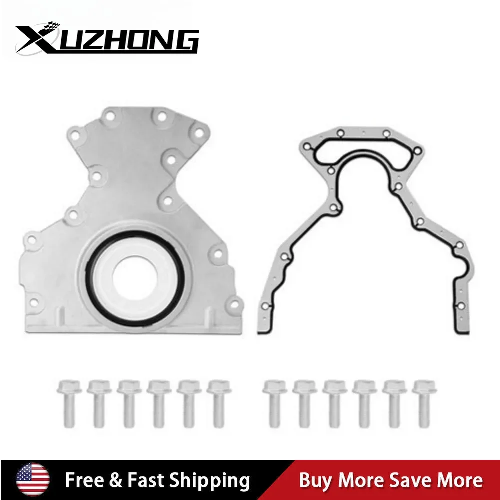 Rear Crankshaft Seal Cover Kit For GM LS 4.8L 5.3L 6.0L 6.2L Chevy GMC 12633579
Rear Crankshaft Seal Cover Kit For GM LS 4.8L 5.3L 6.0L 6.2L Chevy GMC 12633579