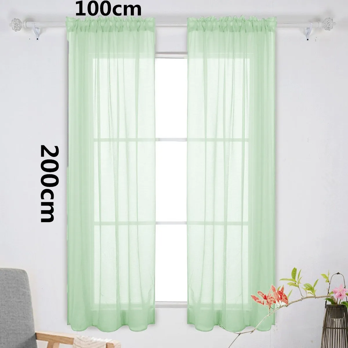 Curtains Delicate Transparent Sheer Window Tulle Screen Fabric for Home Decor Bedroom Living Room
Curtains Delicate Transparent Sheer Window Tulle Screen Fabric for Home Decor Bedroom Living Room