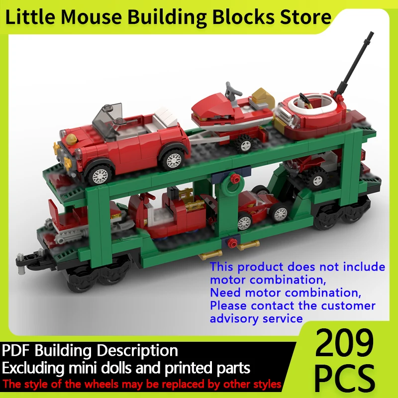 City Car Model MOC Building Bricks Christmas Train Car Transport Modular Technology Gifts Holiday Assemble Children Toys Suit
City Car Model MOC Building Bricks Christmas Train Car Transport Modular Technology Gifts Holiday Assemble Children Toys Suit