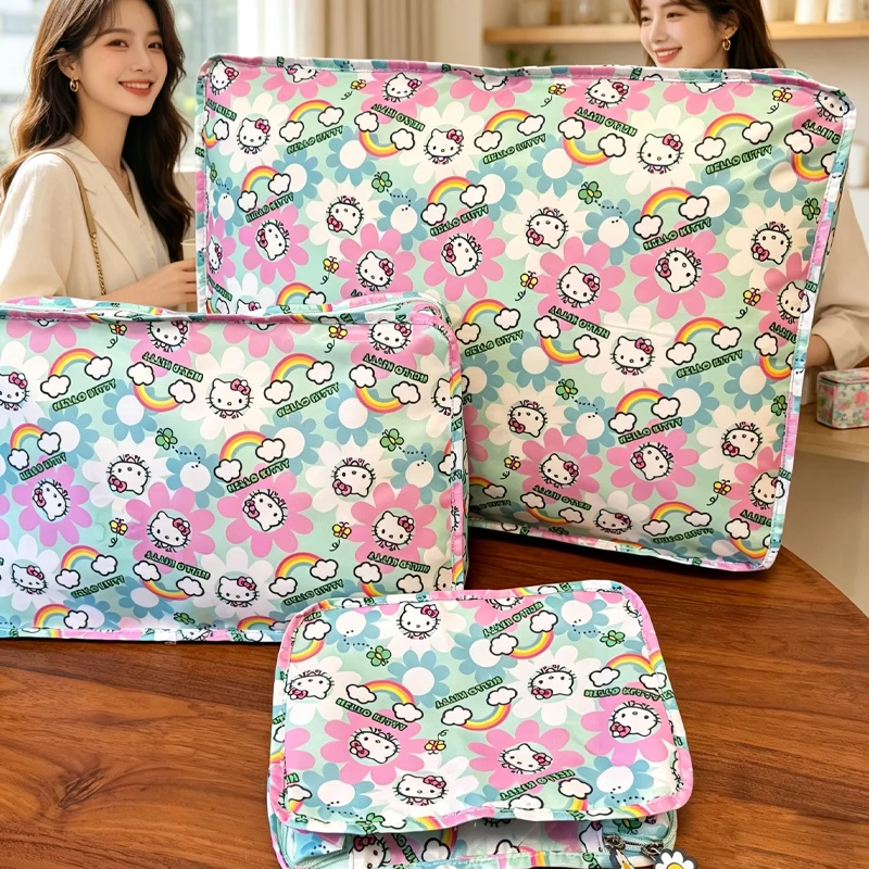 Набор из 3 дорожных сумок Hello Kitty Sanrio: портативные сумки-органайзеры для одежды, многофункциональные милые дорожные сумки для женщин
Набор из 3 дорожных сумок Hello Kitty Sanrio: портативные сумки-органайзеры для одежды, многофункциональные милые дорожные сумки для женщин
