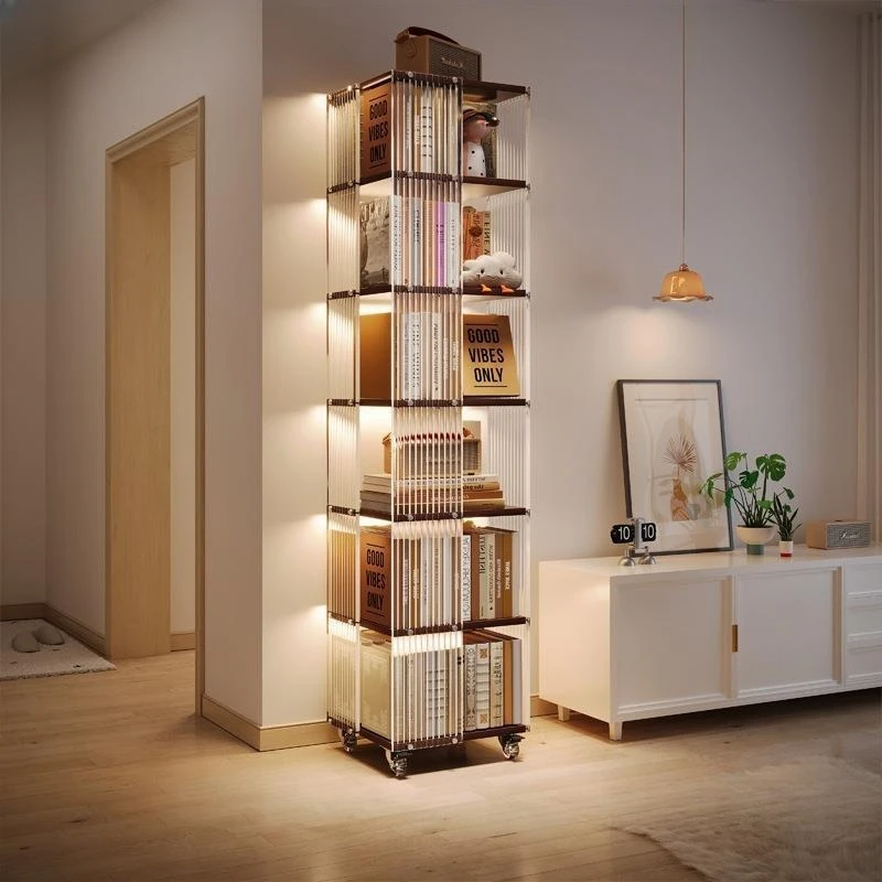 Acrylic, rotating, bookshelf 360 degrees, solid wood, bookcase, student, storage, cabinet, movable, floor
Acrylic, rotating, bookshelf 360 degrees, solid wood, bookcase, student, storage, cabinet, movable, floor