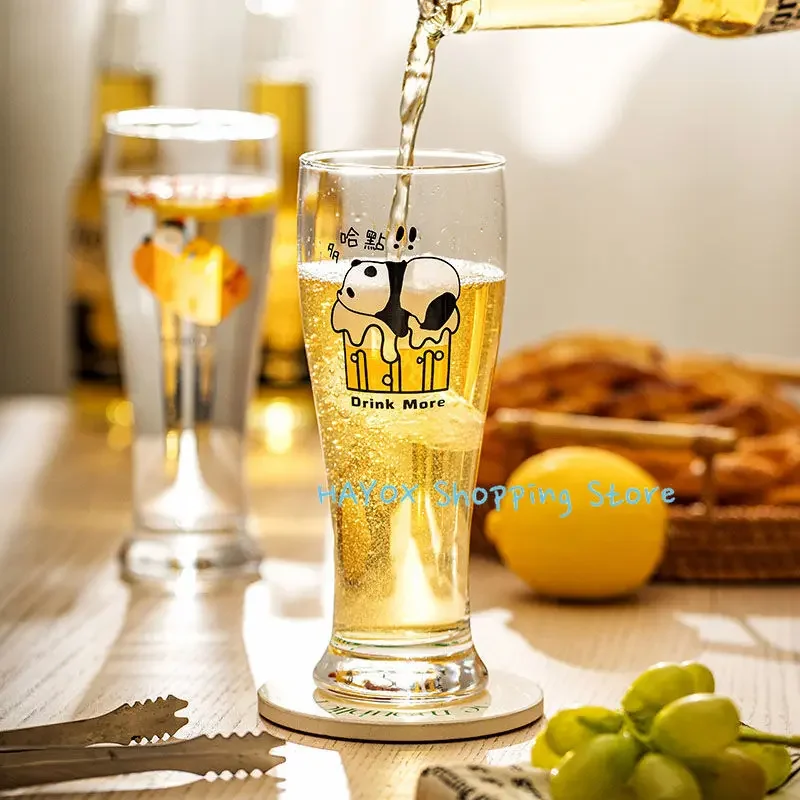 Panda Wheat Beer Cup 450ml Glass Personality Craft Beer Mugs Cute Animal Crystal Cup Juice Tumbler Drinkware Home Bar Supplies
Panda Wheat Beer Cup 450ml Glass Personality Craft Beer Mugs Cute Animal Crystal Cup Juice Tumbler Drinkware Home Bar Supplies