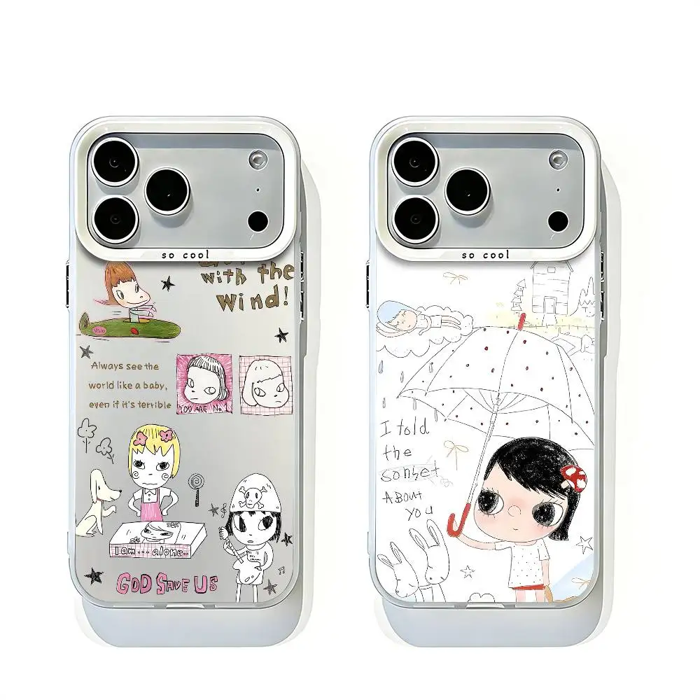 N-Nara Y-Yoshitomo White Matte Bumper Cover For iPhone 17 16 15 14 13 12 11 Pro Max Large Camera Hole Case
N-Nara Y-Yoshitomo White Matte Bumper Cover For iPhone 17 16 15 14 13 12 11 Pro Max Large Camera Hole Case