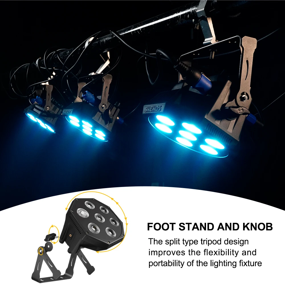 New Light Source GlamoPar LED 7x12W RGBLAC Flat Par Light Linear Dimming Effect For DJ Bar House Party Mood lamp
New Light Source GlamoPar LED 7x12W RGBLAC Flat Par Light Linear Dimming Effect For DJ Bar House Party Mood lamp