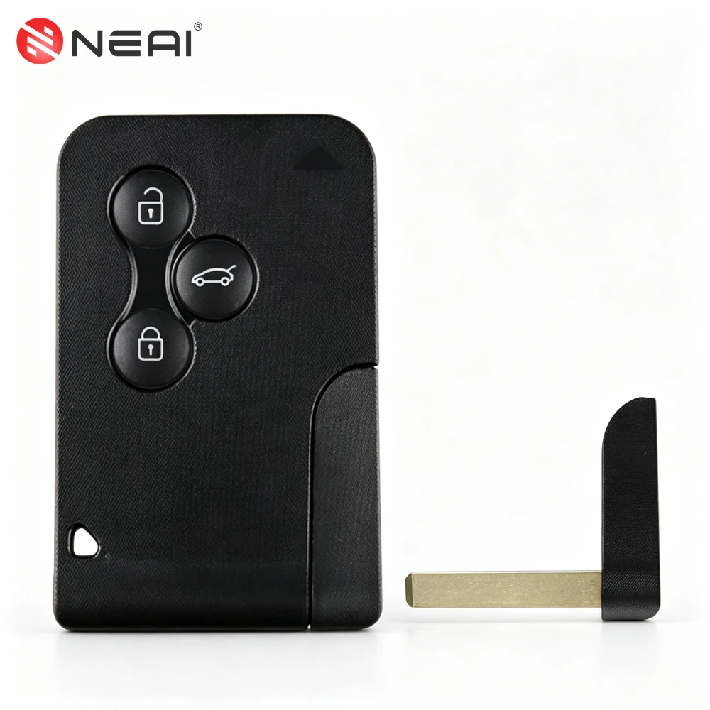 NEAI Remote Car Key Shell Case For Renault Clio Logan Megane 2 3 Koleos Scenic 3 Button Smart Card Cover Fob Uncut Blade No Logo
NEAI Remote Car Key Shell Case For Renault Clio Logan Megane 2 3 Koleos Scenic 3 Button Smart Card Cover Fob Uncut Blade No Logo