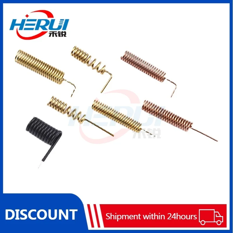 All copper GSM/GPRS spiral coil 433M spring antenna 315M remote antenna wireless receiving module welding
All copper GSM/GPRS spiral coil 433M spring antenna 315M remote antenna wireless receiving module welding