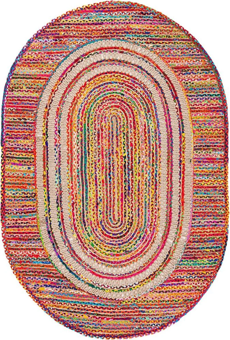 Oval Carpet 100% Natural ColourJute Fiber Cotton Double-sided Carpet Woven Modern Regional Carpet Rugs for Bedroom
Oval Carpet 100% Natural ColourJute Fiber Cotton Double-sided Carpet Woven Modern Regional Carpet Rugs for Bedroom