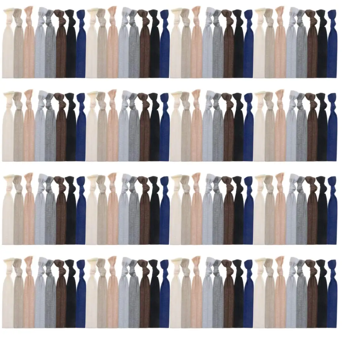No Crease Ribbon Elastics Hair Ties for Women, Yoga Ponytail Holder, 120 Pack
No Crease Ribbon Elastics Hair Ties for Women, Yoga Ponytail Holder, 120 Pack