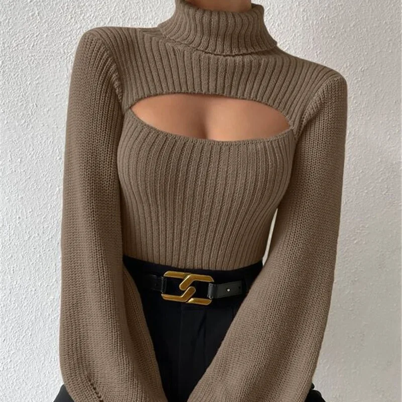 Autumn and winter sweaters, European and American sexy loose and versatile sweaters, turtleneck hollow sweaters, outerwear tops,
Autumn and winter sweaters, European and American sexy loose and versatile sweaters, turtleneck hollow sweaters, outerwear tops,