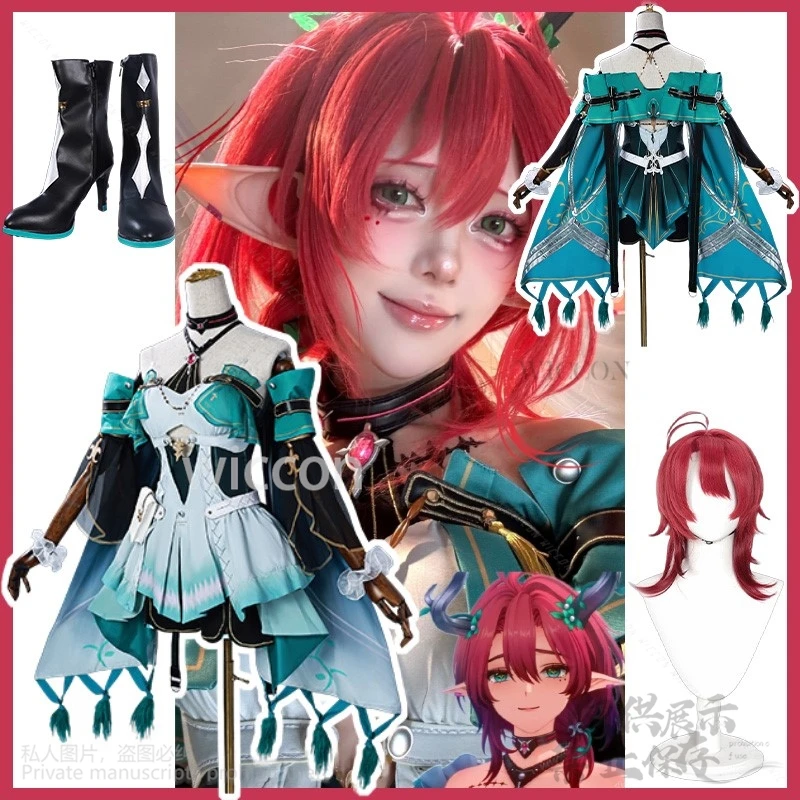 Игра Wuthering Waves Ciaccona Jirai Kei Косплей Аниме Костюм Зеленое Платье Сексуальные Kawaii Девушки Хэллоуин Костюм Парики Индивидуальные
Игра Wuthering Waves Ciaccona Jirai Kei Косплей Аниме Костюм Зеленое Платье Сексуальные Kawaii Девушки Хэллоуин Костюм Парики Индивидуальные