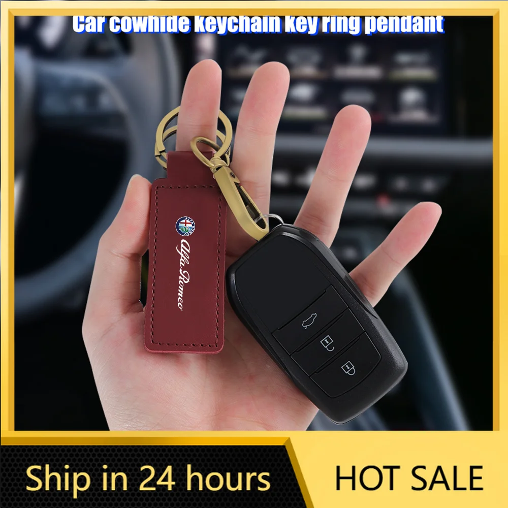 2026 Hot Car Stickers Luxury Leather Keychain Women Men Auto Emblem Car Key Rings Chain For Alfa Romeo 159 147 Giulietta Stelvio
2026 Hot Car Stickers Luxury Leather Keychain Women Men Auto Emblem Car Key Rings Chain For Alfa Romeo 159 147 Giulietta Stelvio