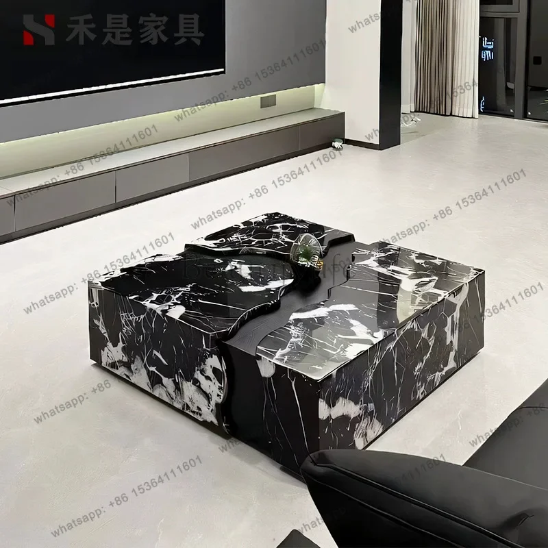 yj5 Italian minimalist marble square coffee table modern minimalist high-end creative river coffee table
yj5 Italian minimalist marble square coffee table modern minimalist high-end creative river coffee table