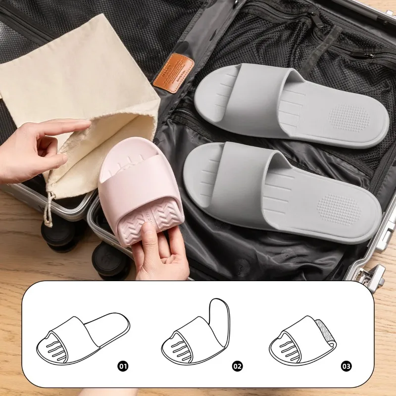EVA Convenient Slippers Easy To Fold Travel Indoor Slippers Comfortable Light Casual Slippers Travel convenient slippers
EVA Convenient Slippers Easy To Fold Travel Indoor Slippers Comfortable Light Casual Slippers Travel convenient slippers