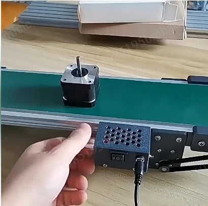 PVC Desktop Small Conveyor Belt Conveyor Forward and Reverse Suspension Speed Regulation Line Model Friction Force
PVC Desktop Small Conveyor Belt Conveyor Forward and Reverse Suspension Speed Regulation Line Model Friction Force