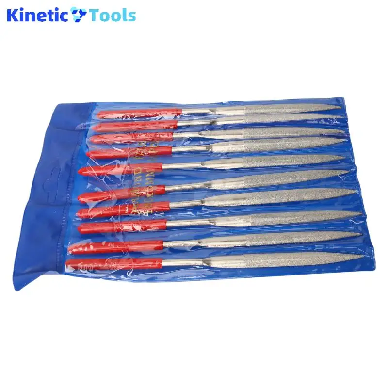 10Pcs 180×5mm Diamond Needle File Set For Jewelry Metal Wood Ceramic Glass Stone Craft Sharping Working Hand Carving Tool
10Pcs 180×5mm Diamond Needle File Set For Jewelry Metal Wood Ceramic Glass Stone Craft Sharping Working Hand Carving Tool
