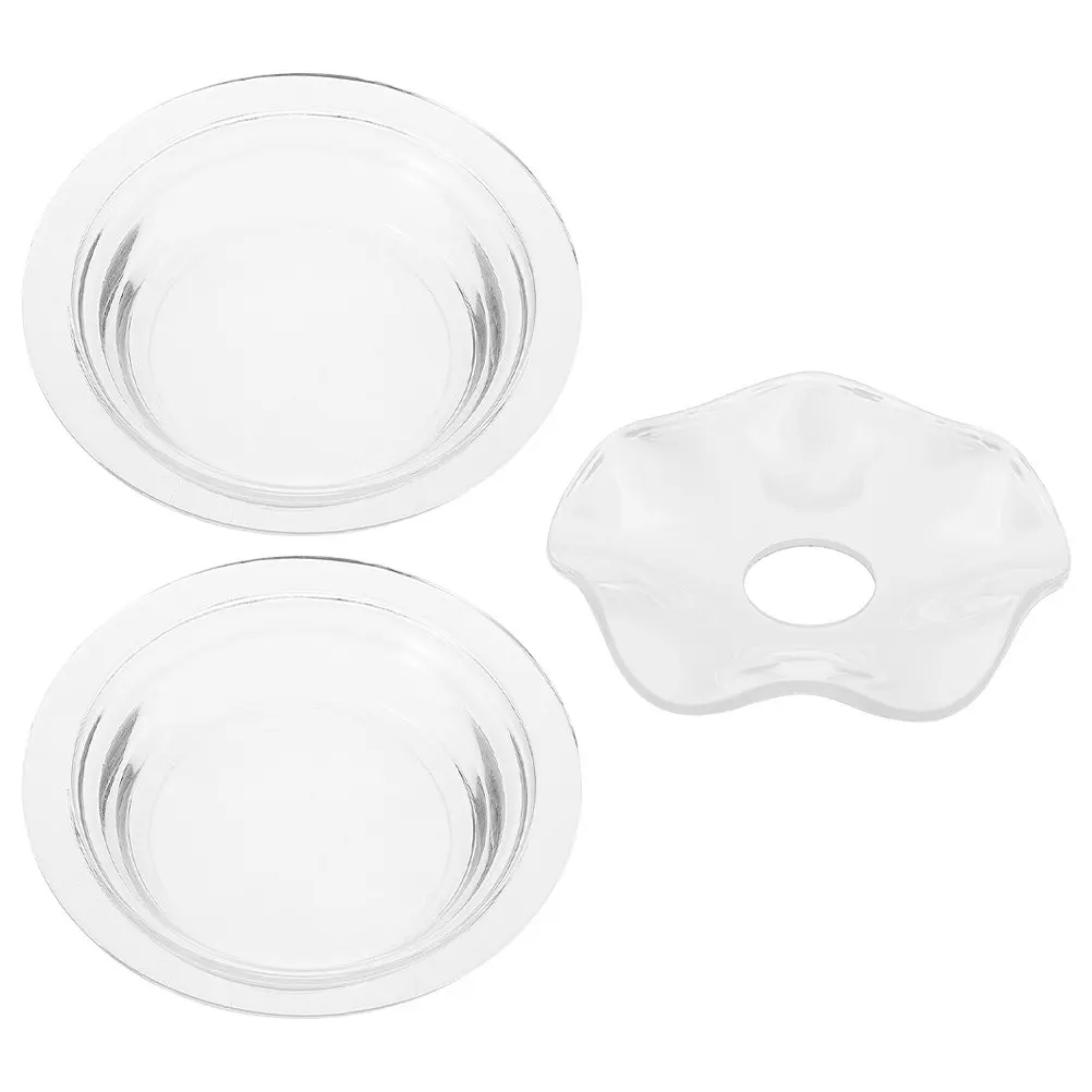 3Pcs Transparent Glass Wavy Aromatherapy Dish Essential Oil Warmer Plate Wax Melt Burner Replacement Tray for Home Spa
3Pcs Transparent Glass Wavy Aromatherapy Dish Essential Oil Warmer Plate Wax Melt Burner Replacement Tray for Home Spa