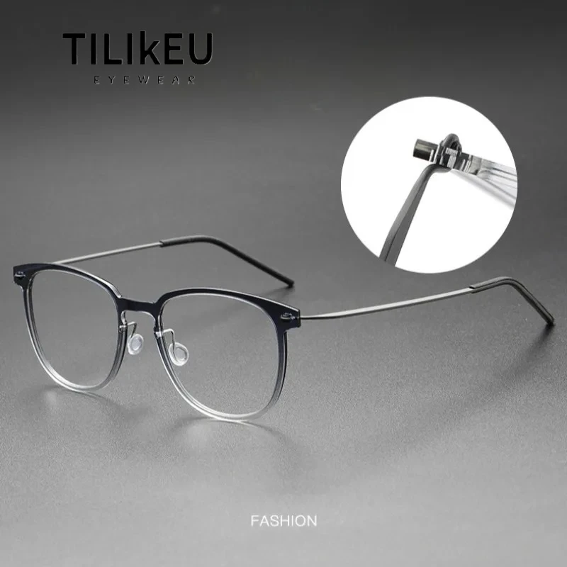 Nordic Minimalist Pure Titanium Glasses Frames New Ultralight Quality Nylon Square Men Women Myopia Screwless Eyeglasses Eyewear
Nordic Minimalist Pure Titanium Glasses Frames New Ultralight Quality Nylon Square Men Women Myopia Screwless Eyeglasses Eyewear