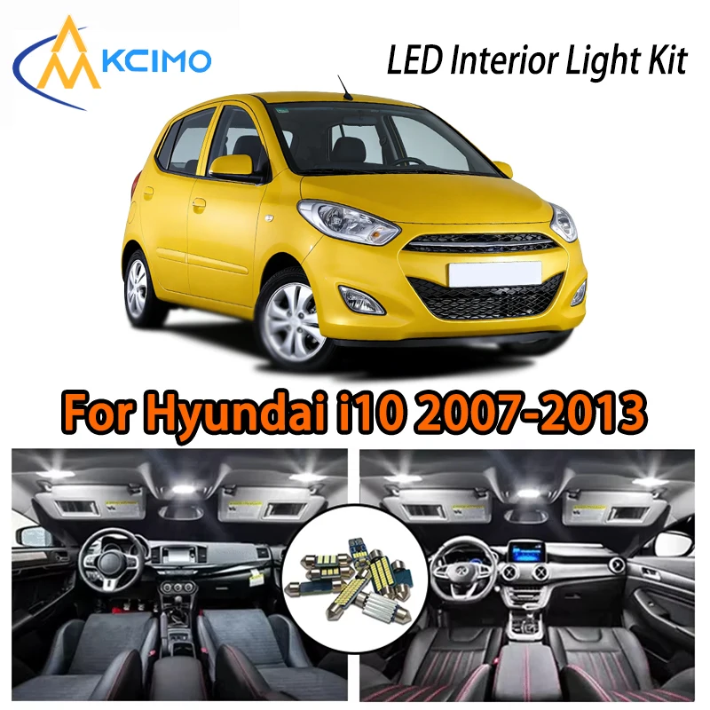 Two Colors Choice White Ice Blue LED Kit For Hyundai i10 2007-2013, Super Bright Easy Install Interior Atmosphere
Two Colors Choice White Ice Blue LED Kit For Hyundai i10 2007-2013, Super Bright Easy Install Interior Atmosphere