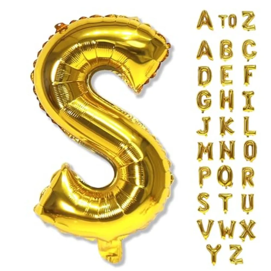 Giant S Alphabet Name Balloon, Self Inflating Custom Letter Balloons Birthday Decor, 40 Inch Helium Mylar Foil Word Balloons Le
Giant S Alphabet Name Balloon, Self Inflating Custom Letter Balloons Birthday Decor, 40 Inch Helium Mylar Foil Word Balloons Le