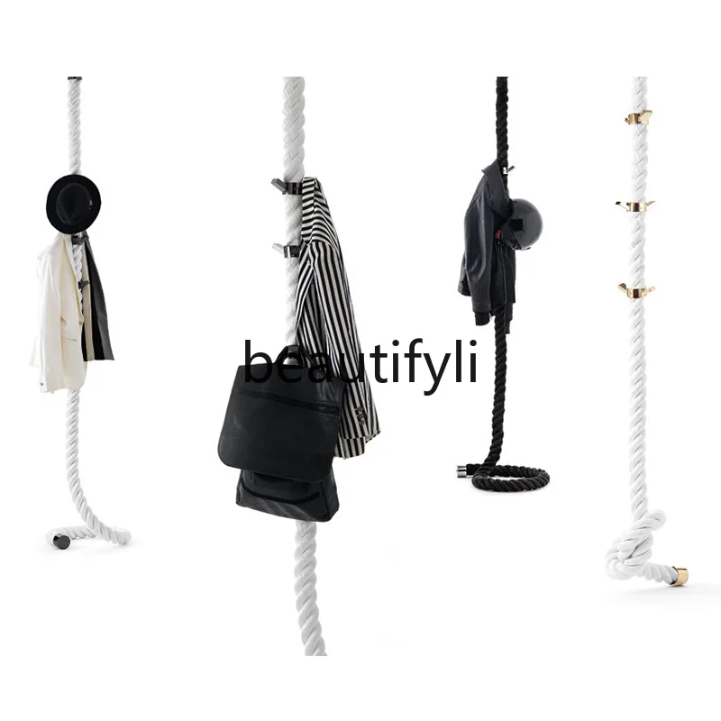 Modern minimalist designer coat rack bedroom wall hanging wall hanging hanger creative rope hanger
Modern minimalist designer coat rack bedroom wall hanging wall hanging hanger creative rope hanger