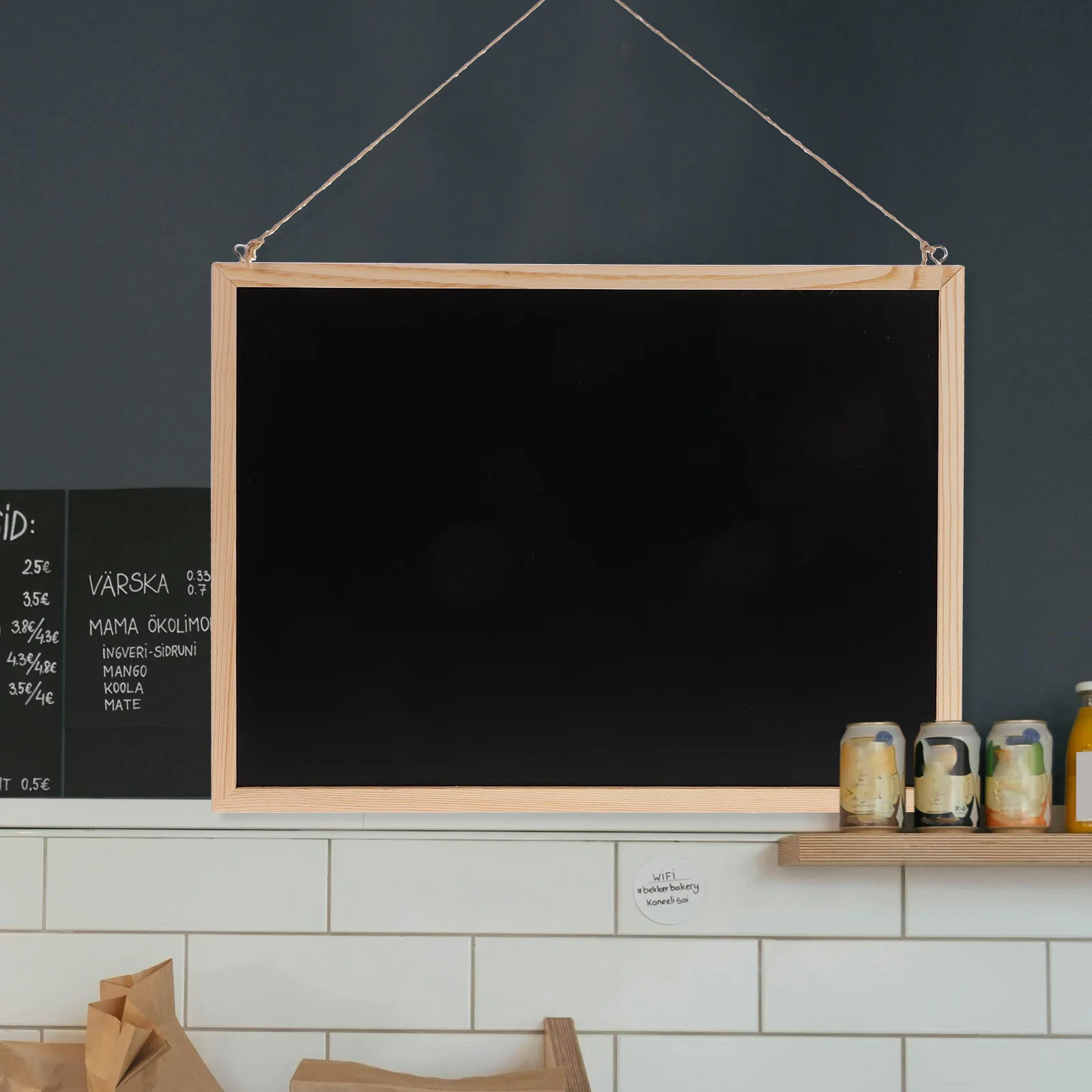 Small No Magnetic Hanging Wooden Blackboard Decorative Chalkboard for Wall Mount Memo Board Daily Reminder Message Sign
Small No Magnetic Hanging Wooden Blackboard Decorative Chalkboard for Wall Mount Memo Board Daily Reminder Message Sign