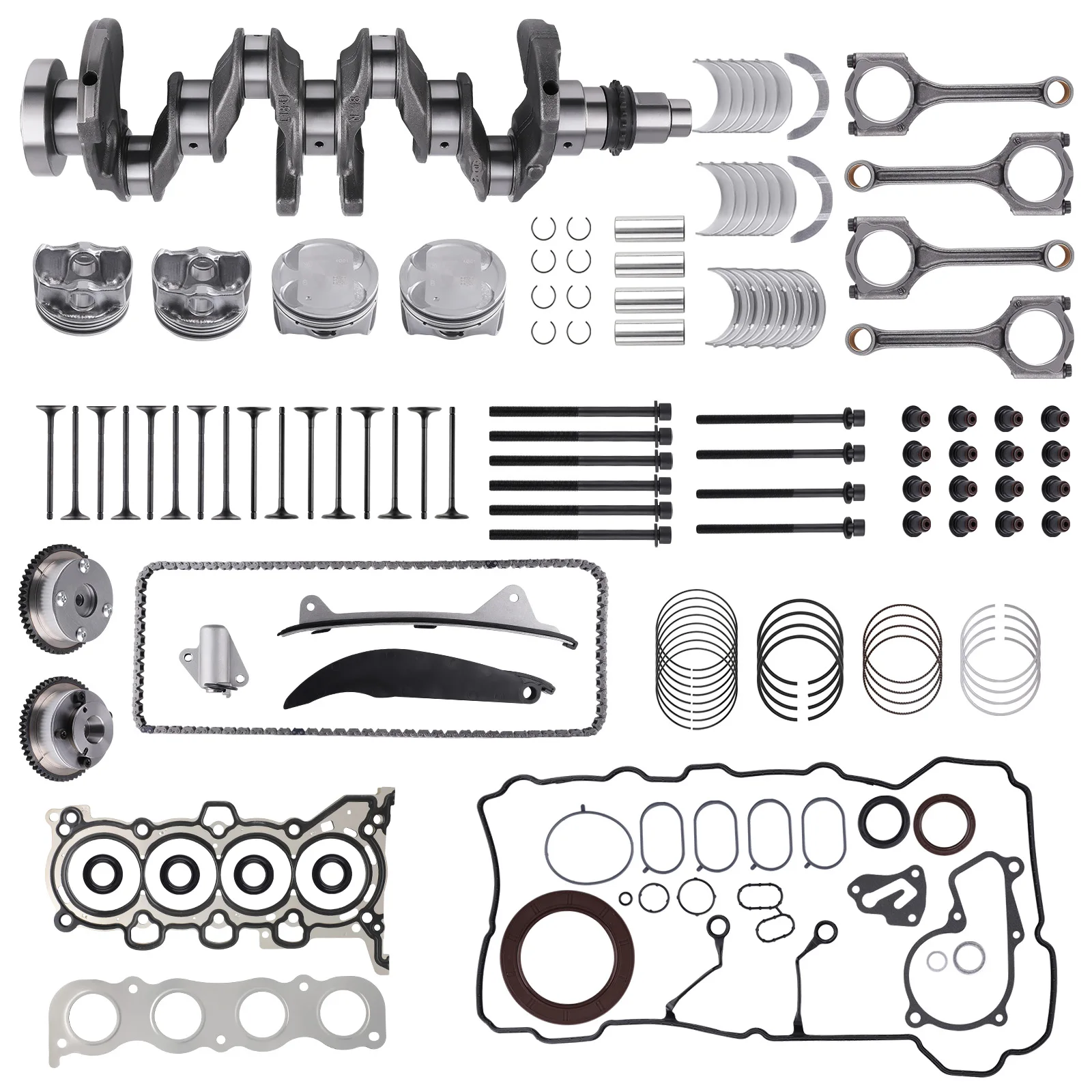 G4Nb Engine Rebuild Overhaul Kit for Hyundai Elantra Kia Forte 1.8L 622V6-2Eh00
G4Nb Engine Rebuild Overhaul Kit for Hyundai Elantra Kia Forte 1.8L 622V6-2Eh00