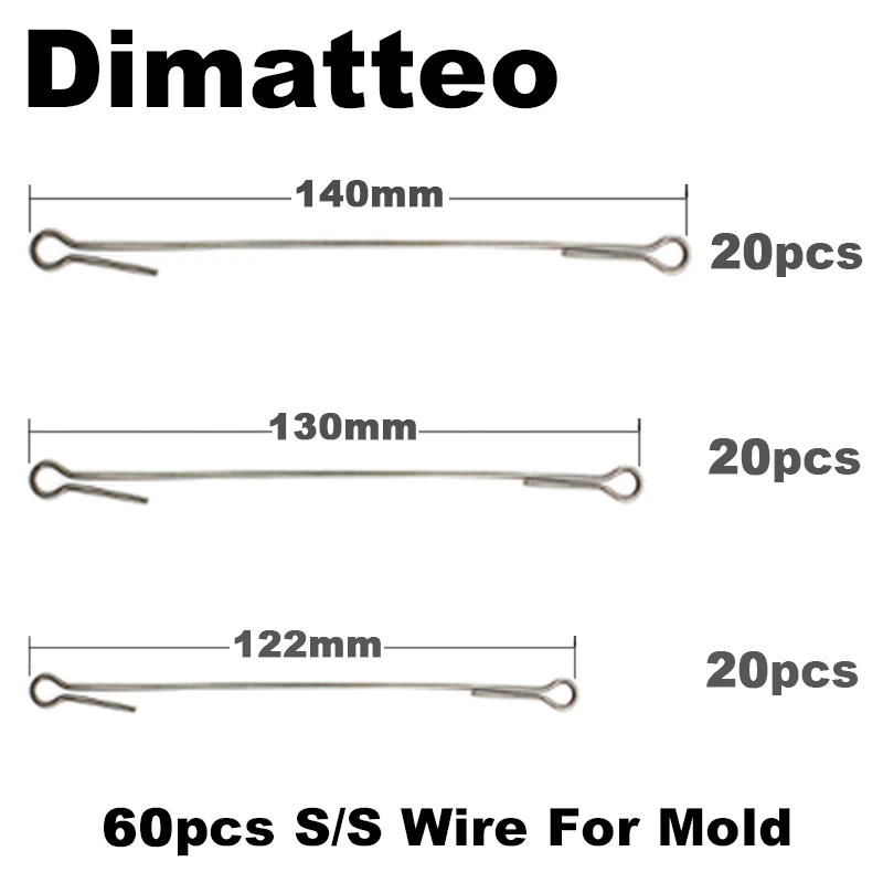 60 шт., S/S провода для 91 шт. джиг-приманки
60 шт., S/S провода для 91 шт. джиг-приманки