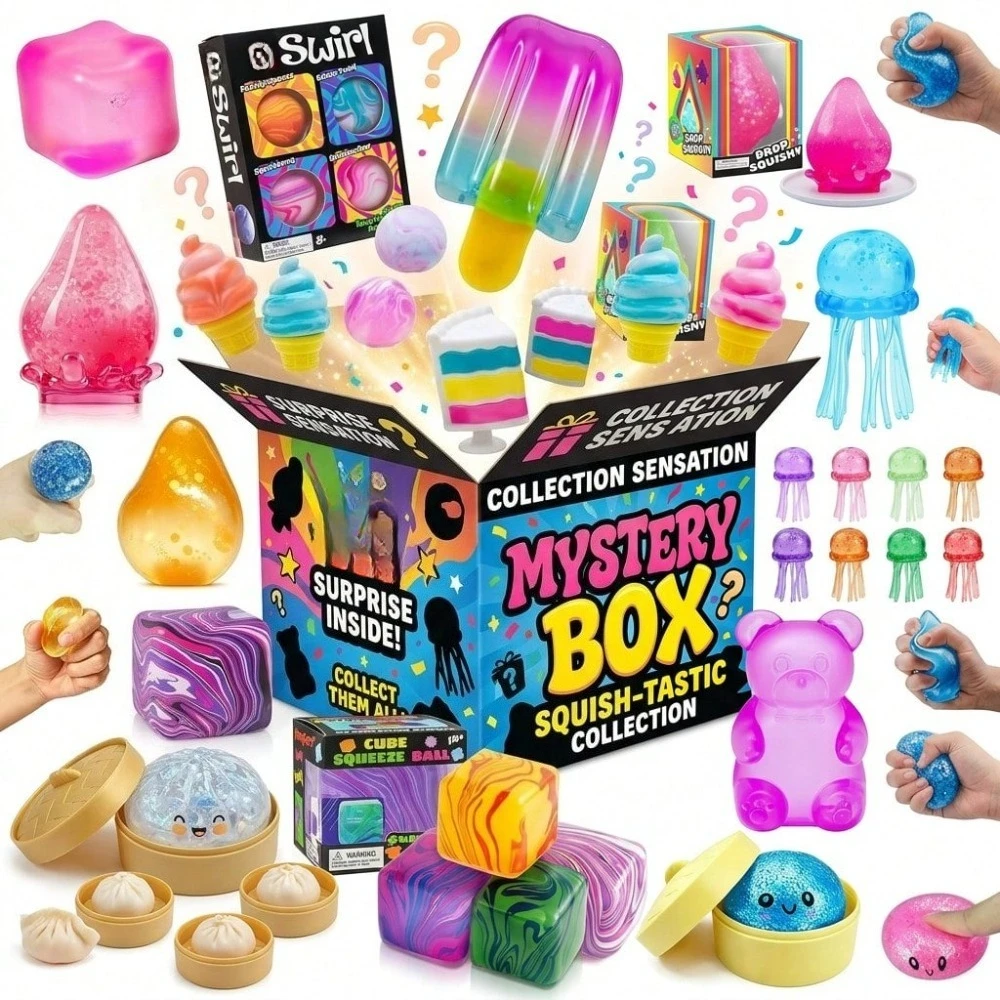 2026 Popular Fashion Spring Summer Hot 1pc Slow Squishy Stress Ball, Soft Elastic Squeeze Sensory Fidget Toy, Random Color Mystery Pack, Stress Anxiety Relief Toy Kids & Adults, Classroom Reward, Party Favor And Holiday Present
2026 Popular Fashion Spring Summer Hot 1pc Slow Squishy Stress Ball, Soft Elastic Squeeze Sensory Fidget Toy, Random Color Mystery Pack, Stress Anxiety Relief Toy Kids & Adults, Classroom Reward, Party Favor And Holiday Present