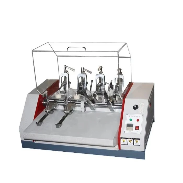 SATRA TM92 Footwear Testing Equipment for Flexing Resistance Test for 2 Pairs Shoes Whole Specimen Shoes Heel Bending Tester
SATRA TM92 Footwear Testing Equipment for Flexing Resistance Test for 2 Pairs Shoes Whole Specimen Shoes Heel Bending Tester