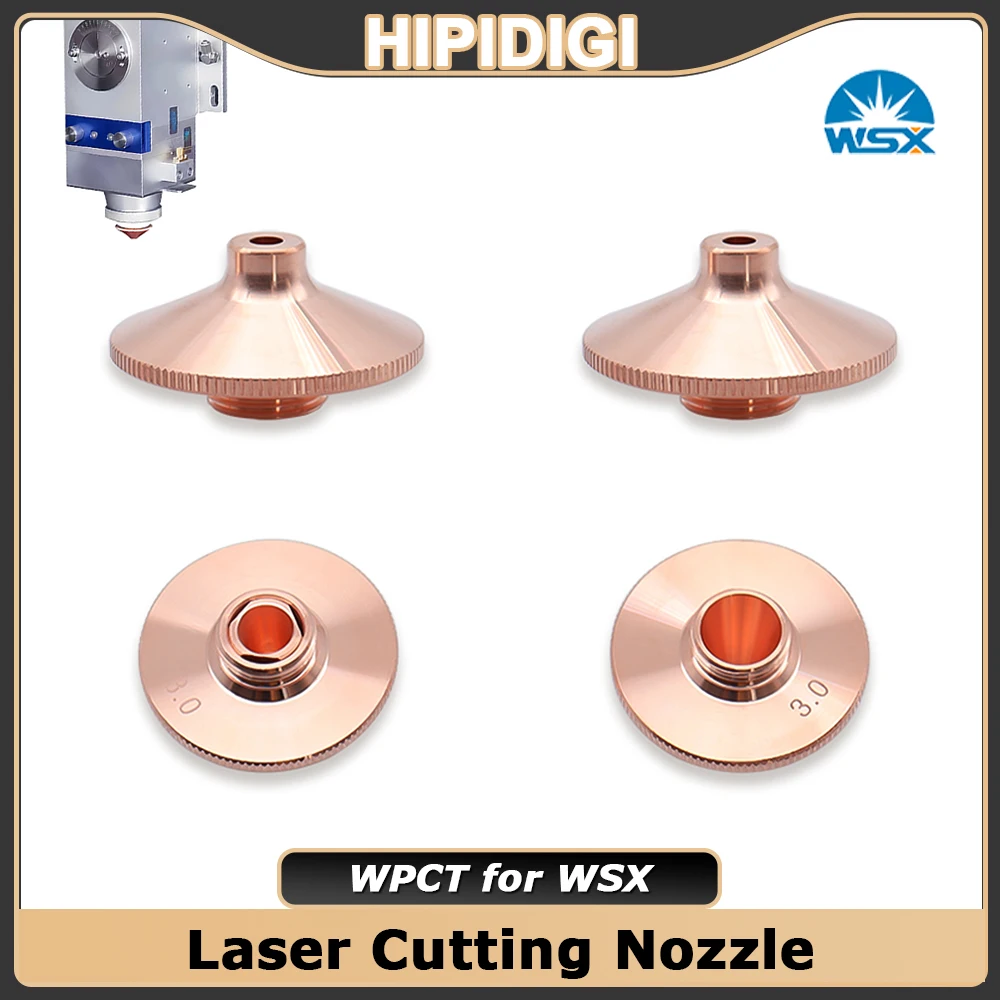 Fiber Laser Nozzle High Speed D28 M11 H15 Calibre 0.8-6.0 WSX Convex Model Single Double Layers for WSX WPCT Laser Cutting Head
Fiber Laser Nozzle High Speed D28 M11 H15 Calibre 0.8-6.0 WSX Convex Model Single Double Layers for WSX WPCT Laser Cutting Head