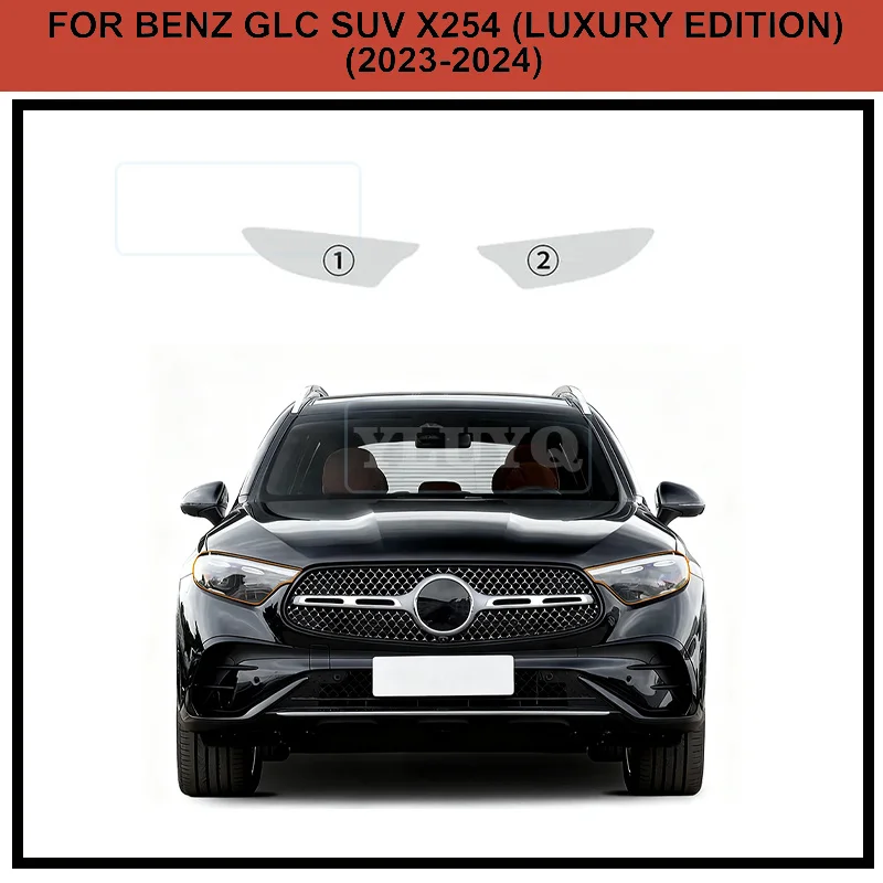 TPU for Mercedes-Benz GLC X254 Luxury X254 Base 2023 2024 Headlights Paint Protection Film Clear Bra PPF Decal Kit
TPU for Mercedes-Benz GLC X254 Luxury X254 Base 2023 2024 Headlights Paint Protection Film Clear Bra PPF Decal Kit