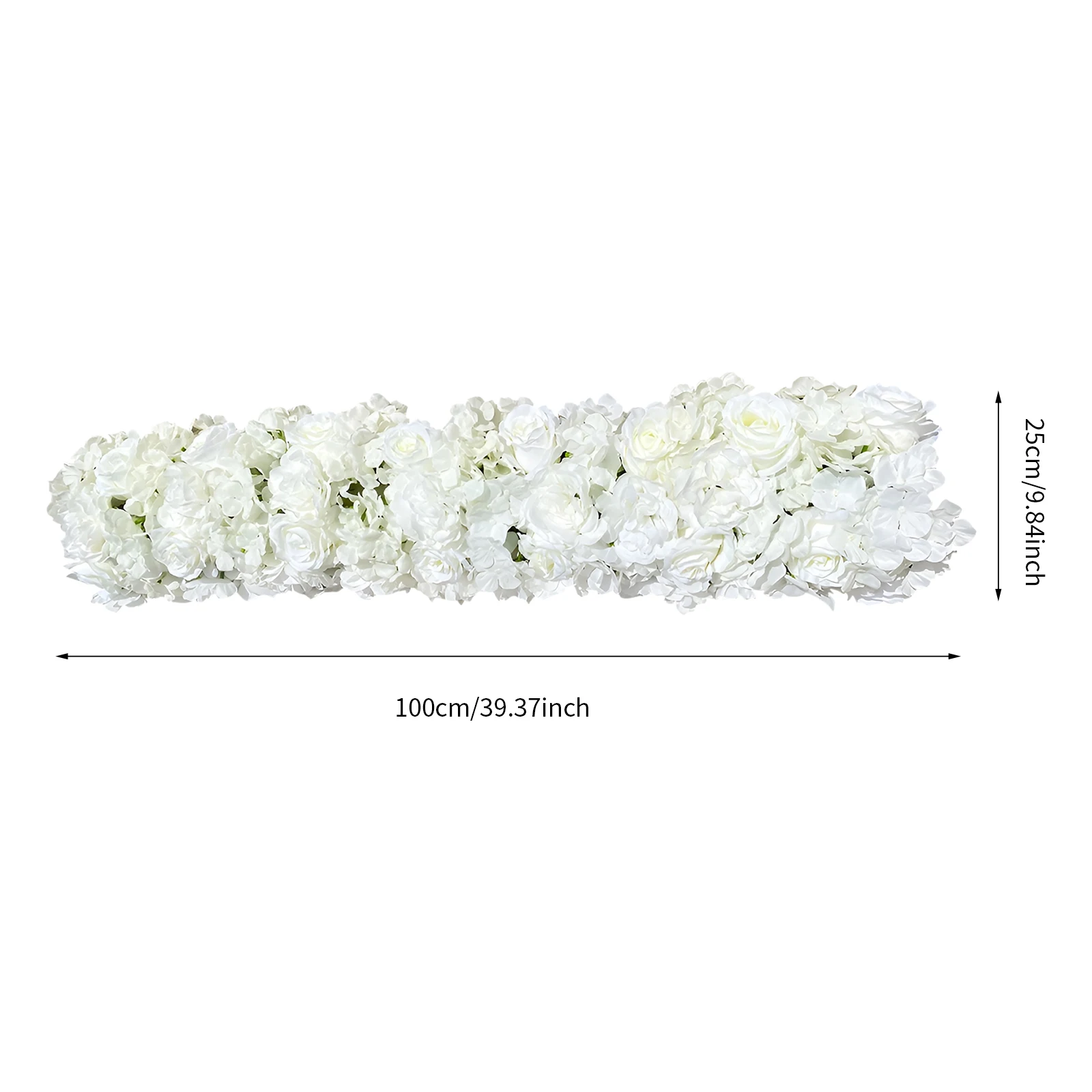 Artificial Silk Flowers Row, Artificial Flowers for Home Party Wedding 39.37*9.84in for Clubs, Parks, Courtyards, Stages, Hotels
Artificial Silk Flowers Row, Artificial Flowers for Home Party Wedding 39.37*9.84in for Clubs, Parks, Courtyards, Stages, Hotels
