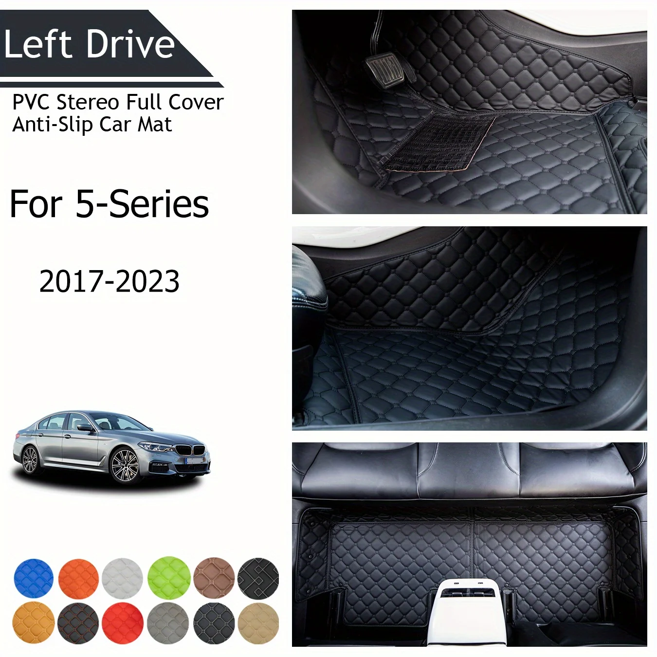 TEGART 【LHD】For BMW For 5-Series 2017-2023 Three Layer PVC Stereo Full Cover Anti-Slip Car Mat Car Floor Mats Car Accessories
TEGART 【LHD】For BMW For 5-Series 2017-2023 Three Layer PVC Stereo Full Cover Anti-Slip Car Mat Car Floor Mats Car Accessories