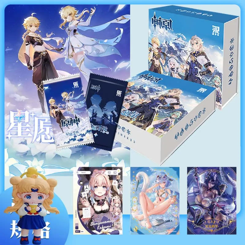 Игры Genshin Impact Cards аниме Project TCG Game Lumine Booster Box Коллекционные Карты игры Редкие SSR SR карты игрушки подарки на день рождения
Игры Genshin Impact Cards аниме Project TCG Game Lumine Booster Box Коллекционные Карты игры Редкие SSR SR карты игрушки подарки на день рождения