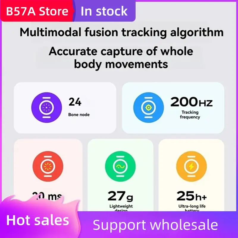 B57A Full Body Tracking With Motion Tracker 2.0: AI Low Latency Light Strap For PICO 4 Ultra/PICO
B57A Full Body Tracking With Motion Tracker 2.0: AI Low Latency Light Strap For PICO 4 Ultra/PICO