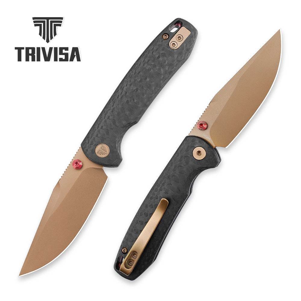 TRIVISA FoldingKnife for Men14C28N Steel Blade G10 Handle Pocket EDC High Hardness Outdoor Survival Camping Fishing Cutting Tool
TRIVISA FoldingKnife for Men14C28N Steel Blade G10 Handle Pocket EDC High Hardness Outdoor Survival Camping Fishing Cutting Tool