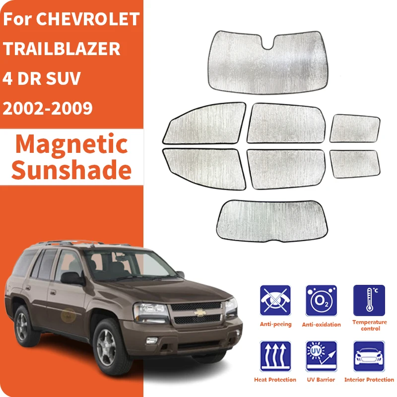 Солнцезащитные козырьки на окна автомобиля, защита от ультрафиолета, аксессуары для CHEVROLET TRAILBLAZER 4DR SUV 2002-2009
Солнцезащитные козырьки на окна автомобиля, защита от ультрафиолета, аксессуары для CHEVROLET TRAILBLAZER 4DR SUV 2002-2009