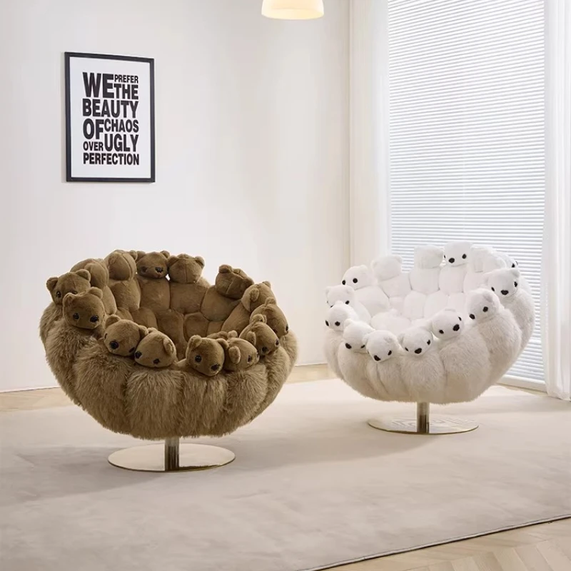 Art chair Internet celebrity animal doll lounge chair Polar bear Lazy sofa chair
Art chair Internet celebrity animal doll lounge chair Polar bear Lazy sofa chair