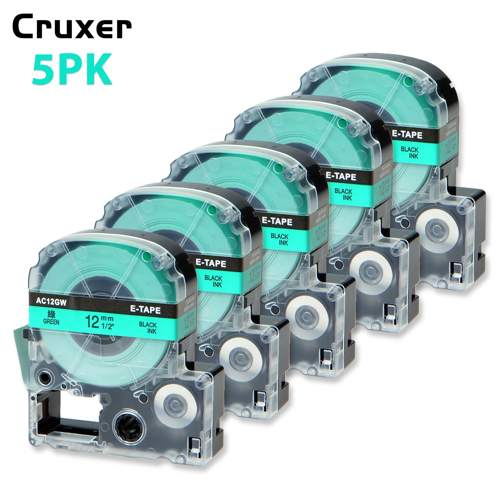 3~10PK Compatible for Epson AC12GW LK-4GBP 12mmx8m Label Tapes Black on Green for EPSON/KingJim SR230C LW-300 Label Printer
3~10PK Compatible for Epson AC12GW LK-4GBP 12mmx8m Label Tapes Black on Green for EPSON/KingJim SR230C LW-300 Label Printer