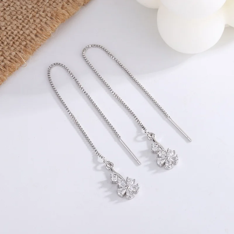 BF CLUB 925 Sterling Silver Leaf Long Earrings For Women Trendy Earring Jewelry Prevent Allergy Party Accessories Gift
BF CLUB 925 Sterling Silver Leaf Long Earrings For Women Trendy Earring Jewelry Prevent Allergy Party Accessories Gift