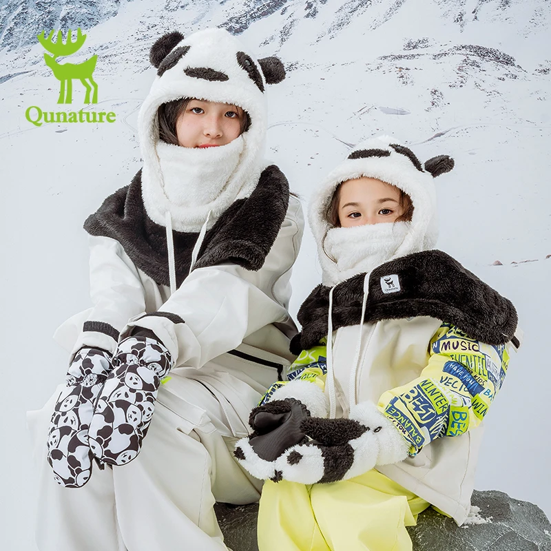 Qunature Parent-child Panda Ski Headgear Balaclava Soft Thermal Fleece Full Face Mask Winter Keep Warm Hood Scarf Neck Collar
Qunature Parent-child Panda Ski Headgear Balaclava Soft Thermal Fleece Full Face Mask Winter Keep Warm Hood Scarf Neck Collar