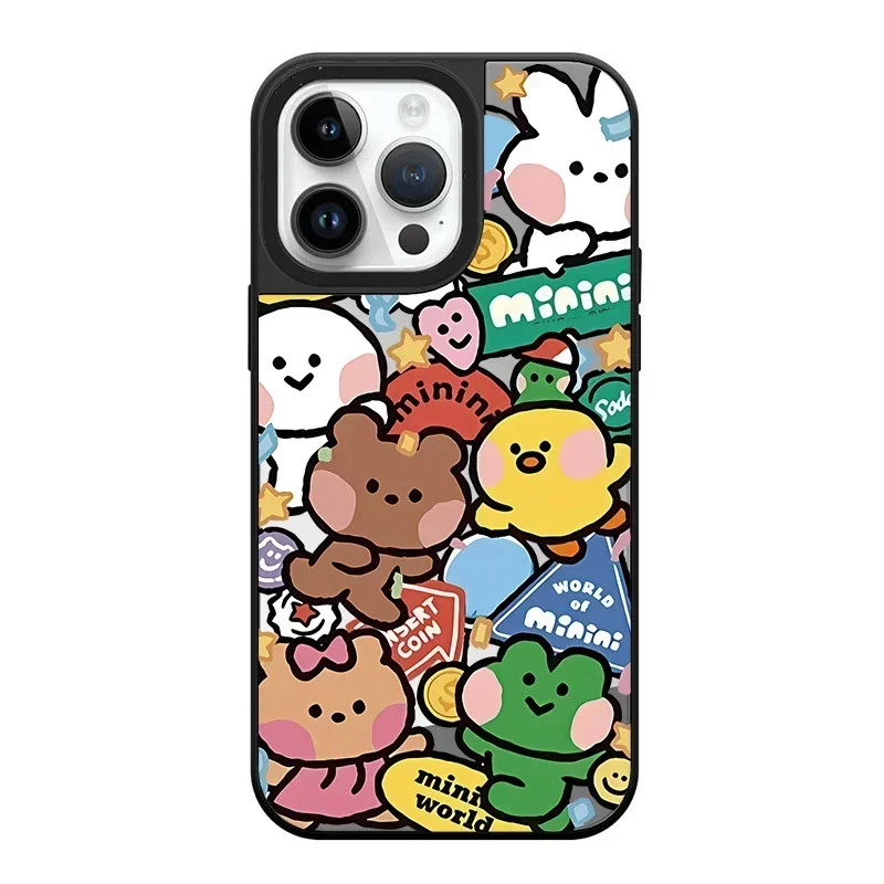 Mirror Surface Cartoon Animals Phone Case Cover for iPhone 14 13 12 11 15 Pro Max Case for iPhone 15 ProMax
Mirror Surface Cartoon Animals Phone Case Cover for iPhone 14 13 12 11 15 Pro Max Case for iPhone 15 ProMax