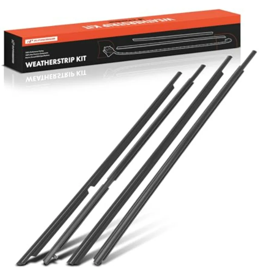 4PCS Window Molding Trim Weather Stripping Kits for Toyota 4Runner 2003-2009 Black Replacement Without Clips Compatible with 68
4PCS Window Molding Trim Weather Stripping Kits for Toyota 4Runner 2003-2009 Black Replacement Without Clips Compatible with 68