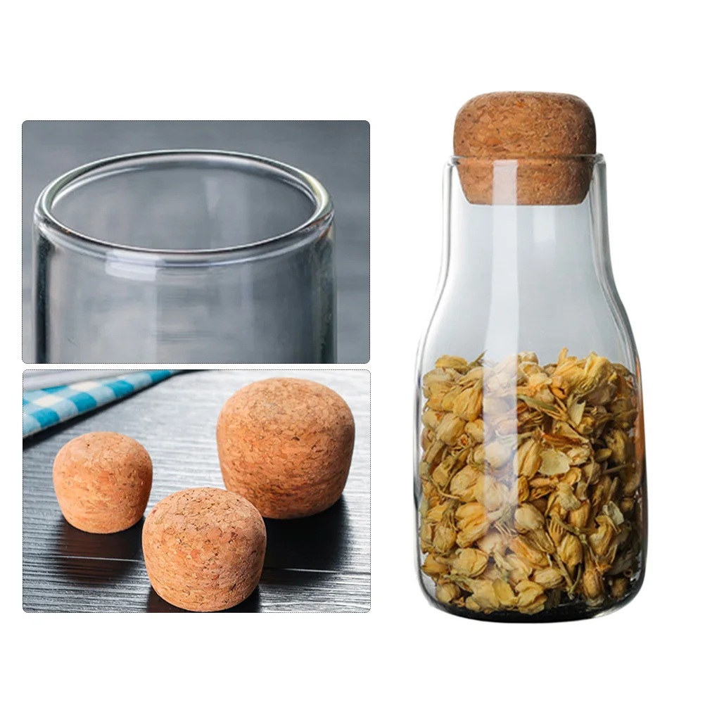 150Ml Sealed Tea Storage Jar High Borosilicate Glass Food Container for Cookies Spices Nuts Cereal Transparent Cork Top Glass
150Ml Sealed Tea Storage Jar High Borosilicate Glass Food Container for Cookies Spices Nuts Cereal Transparent Cork Top Glass
